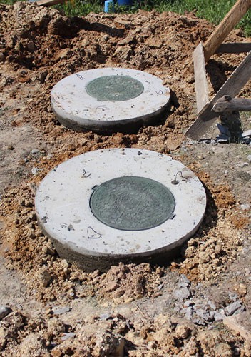 Комплекты септиков и выгребных ям из бетонных колец